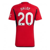 Manchester United Diogo Dalot #20 Hjemmedrakt 2023-24 Kortermet